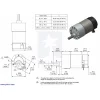 מנוע 37Dx70L מהירות 200rpm @ 12V עם מקודד