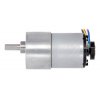 מנוע 37Dx73L מהירות 76rpm @ 12V עם מקודד