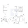 מנוע 37Dx73L מהירות 76rpm @ 12V עם מקודד