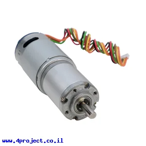 מנוע 32Dx99L מהירות 12rpm @ 12V עם מקודד