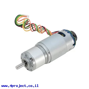 מנוע 32Dx92L מהירות 84rpm @ 12V עם מקודד