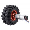 מנוע LP 25Dx63L מהירות 1300rpm @ 6V עם מקודד