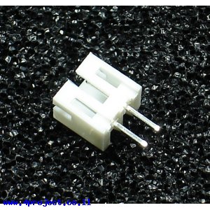 מחבר JST-PH 2 Pin ישר - PTH
