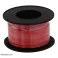 חוט רב גידי גמיש - AWG24 - אדום - 18 מטר