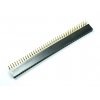 מחבר שורה נקבה - 2x40 בזווית של 90 מעלות