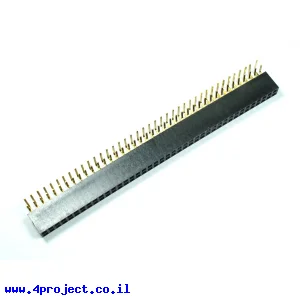 מחבר שורה נקבה - 2x40 בזווית של 90 מעלות