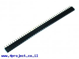 תמונה של מוצר מחבר שורה נקבה - 1x40 - גובה 5.7 מ"מ