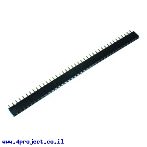 מחבר שורה נקבה - 1x40 - גובה 5.7 מ"מ
