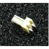 מחבר Molex 2-pin זכר - בזווית