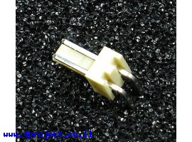 תמונה של מוצר מחבר Molex 2-pin זכר - בזווית