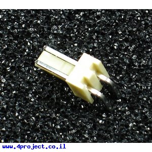 מחבר Molex 2-pin זכר - בזווית