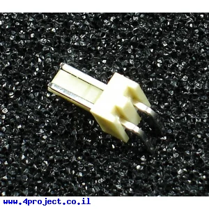 מחבר Molex 2-pin זכר - בזווית