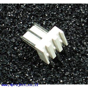 מחבר Molex 3-pin זכר - בזווית