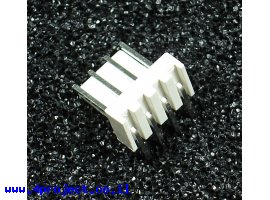 תמונה של מוצר מחבר Molex 4-pin זכר - בזווית