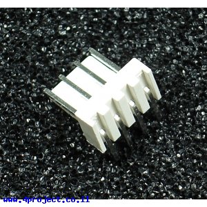 מחבר Molex 4-pin זכר - בזווית