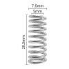 קפיץ 20.5/7.6 מ"מ