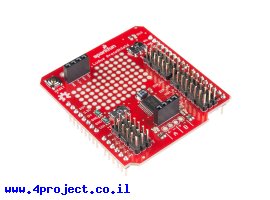 תמונה של מוצר מגן Arduino Lodus - בקר לשני מנועי DC