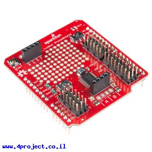מגן Arduino Lodus - בקר לשני מנועי DC