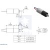מנוע תת-מיקרו 2500rpm @ 6V