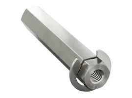 תמונה של מוצר מוט REX 8mm פלדה עם טבעת - אורך 43 מ"מ
