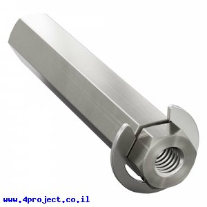 מוט REX 8mm פלדה עם טבעת - אורך 43 מ"מ