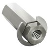 מוט REX 8mm פלדה עם טבעת - אורך 24 מ"מ