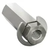מוט REX 8mm פלדה עם טבעת - אורך 24 מ"מ
