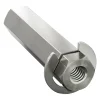 מוט REX 8mm פלדה עם טבעת - אורך 32 מ"מ