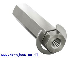 תמונה של מוצר מוט REX 8mm פלדה עם טבעת - אורך 32 מ"מ