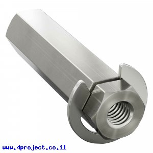 מוט REX 8mm פלדה עם טבעת - אורך 32 מ"מ