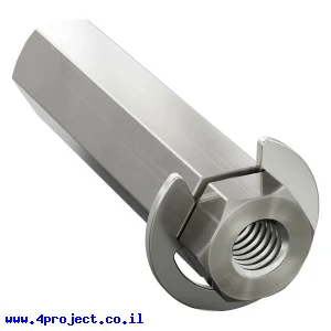 מוט REX 8mm פלדה עם טבעת - אורך 32 מ"מ