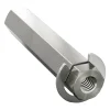 מוט REX 8mm פלדה עם טבעת - אורך 40 מ"מ