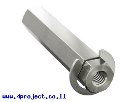 תמונה של מוצר מוט REX 8mm פלדה עם טבעת - אורך 40 מ"מ