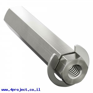 מוט REX 8mm פלדה עם טבעת - אורך 40 מ"מ