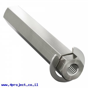 מוט REX 8mm פלדה עם טבעת - אורך 48 מ"מ