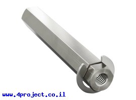 תמונה של מוצר מוט REX 8mm פלדה עם טבעת - אורך 52 מ"מ