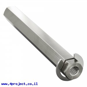 מוט REX 8mm פלדה עם טבעת - אורך 64 מ"מ