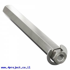 מוט REX 8mm פלדה עם טבעת - אורך 72 מ"מ