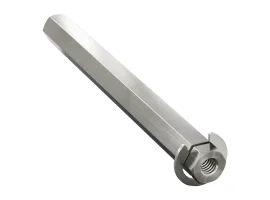 תמונה של מוצר מוט REX 8mm פלדה עם טבעת - אורך 80 מ"מ