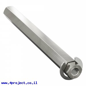 מוט REX 8mm פלדה עם טבעת - אורך 80 מ"מ