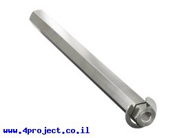 תמונה של מוצר מוט REX 8mm פלדה עם טבעת - אורך 96 מ"מ