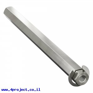 מוט REX 8mm פלדה עם טבעת - אורך 96 מ"מ