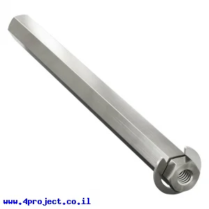 מוט REX 8mm פלדה עם טבעת - אורך 96 מ"מ
