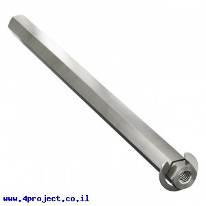 מוט REX 8mm פלדה עם טבעת - אורך 120 מ"מ