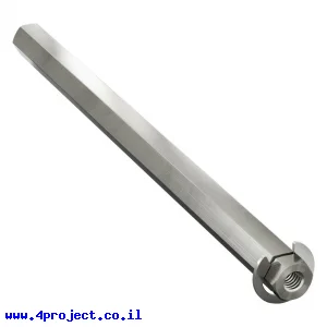 מוט REX 8mm פלדה עם טבעת - אורך 120 מ"מ