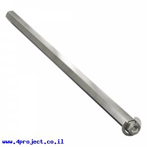 מוט REX 8mm פלדה עם טבעת - אורך 192 מ"מ