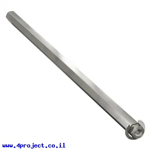 מוט REX 8mm פלדה עם טבעת - אורך 192 מ"מ