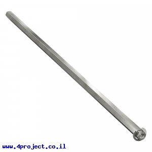 מוט REX 8mm פלדה עם טבעת - אורך 312 מ"מ