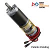 מנוע 36Dx134L מהירות 30rpm @ 12V עם מקודד - סדרה 5203 - ציר REX קצר