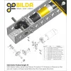 מנוע 36Dx125L מהירות 117rpm @ 12V עם מקודד - סדרה 5203 - ציר REX קצר
